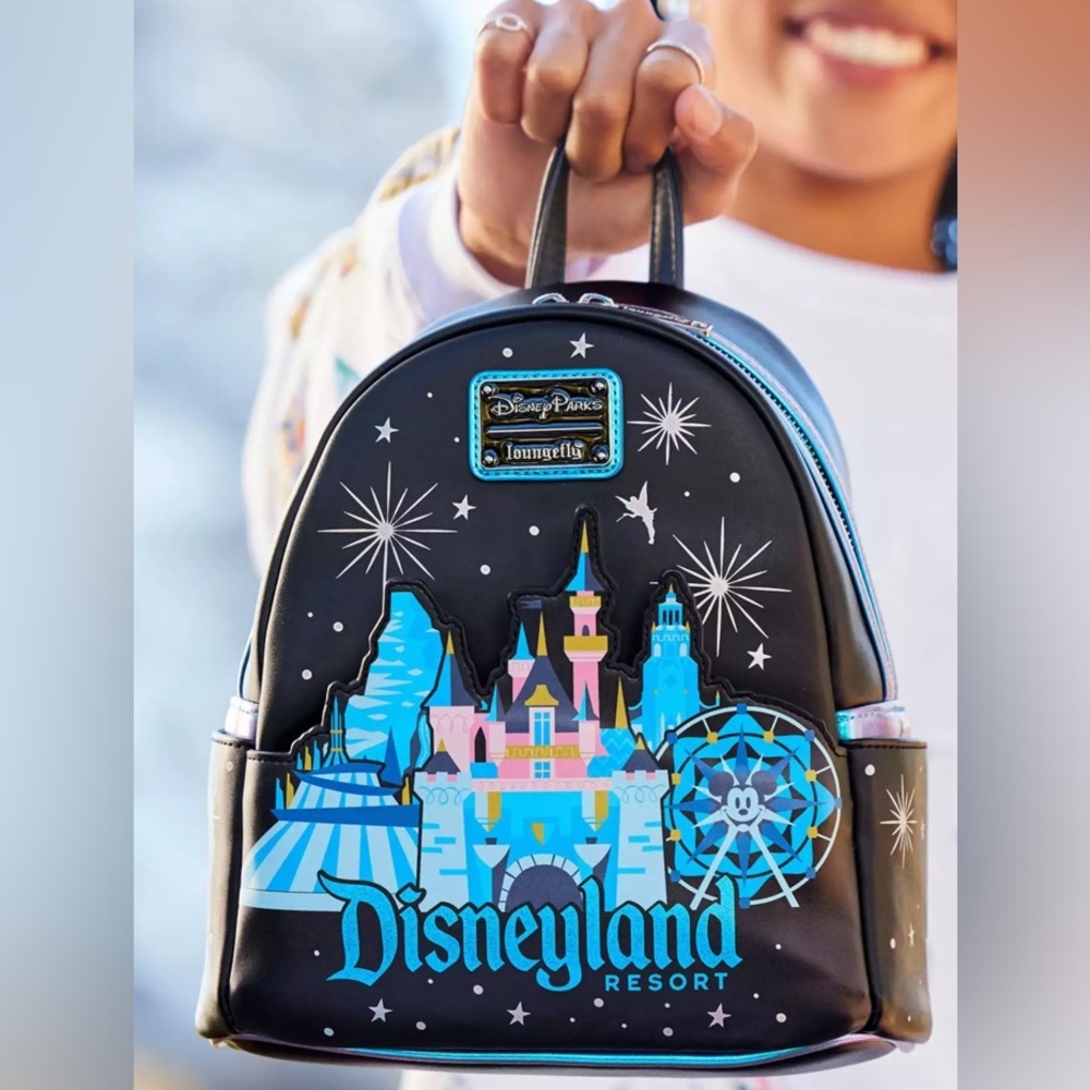 Loungefly Disneyland Park Icons Loungefly Mini Backpack NWT - Picture 2 of 5